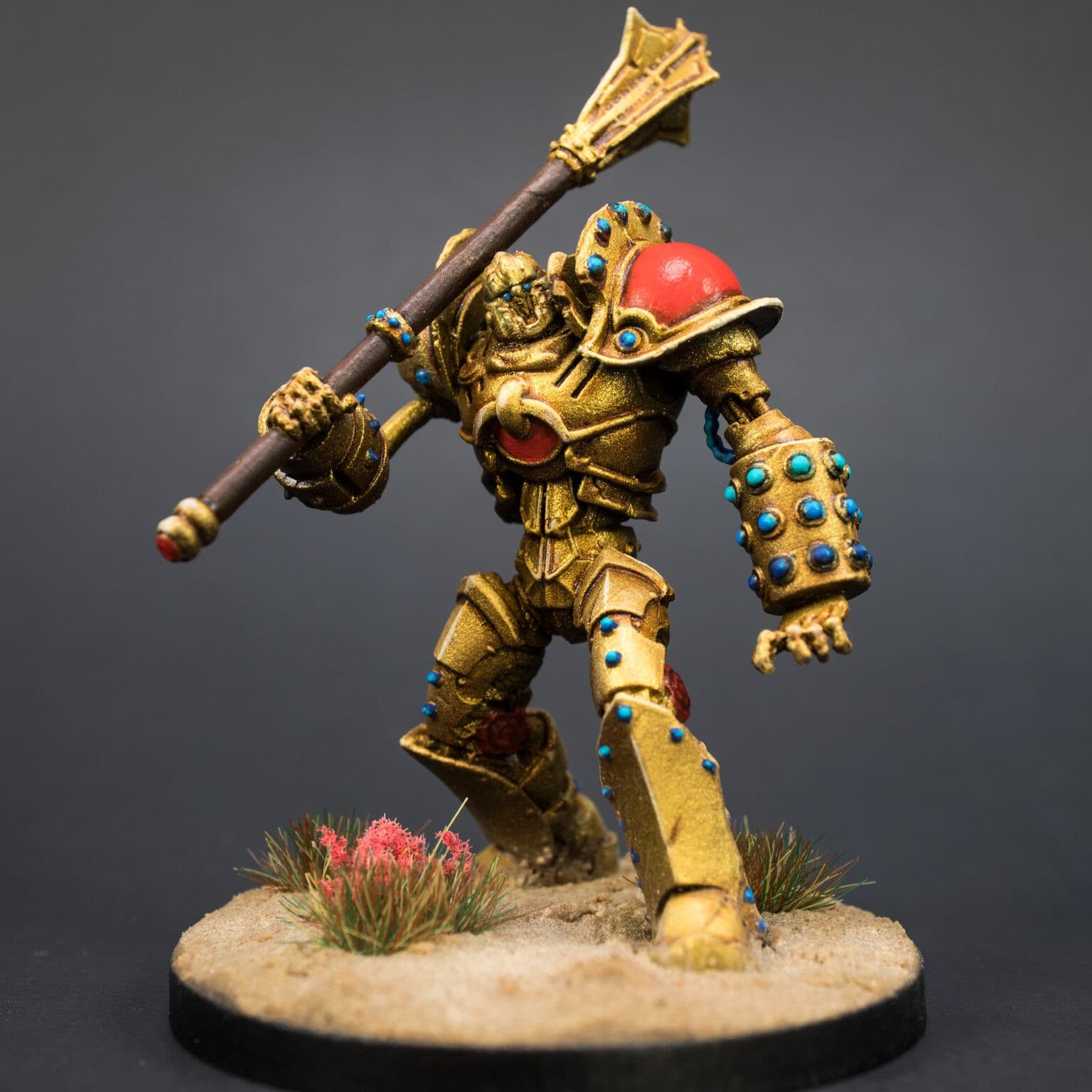 Cardinal red paint huge miniatures