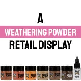 Weathering Powder Display Rack A