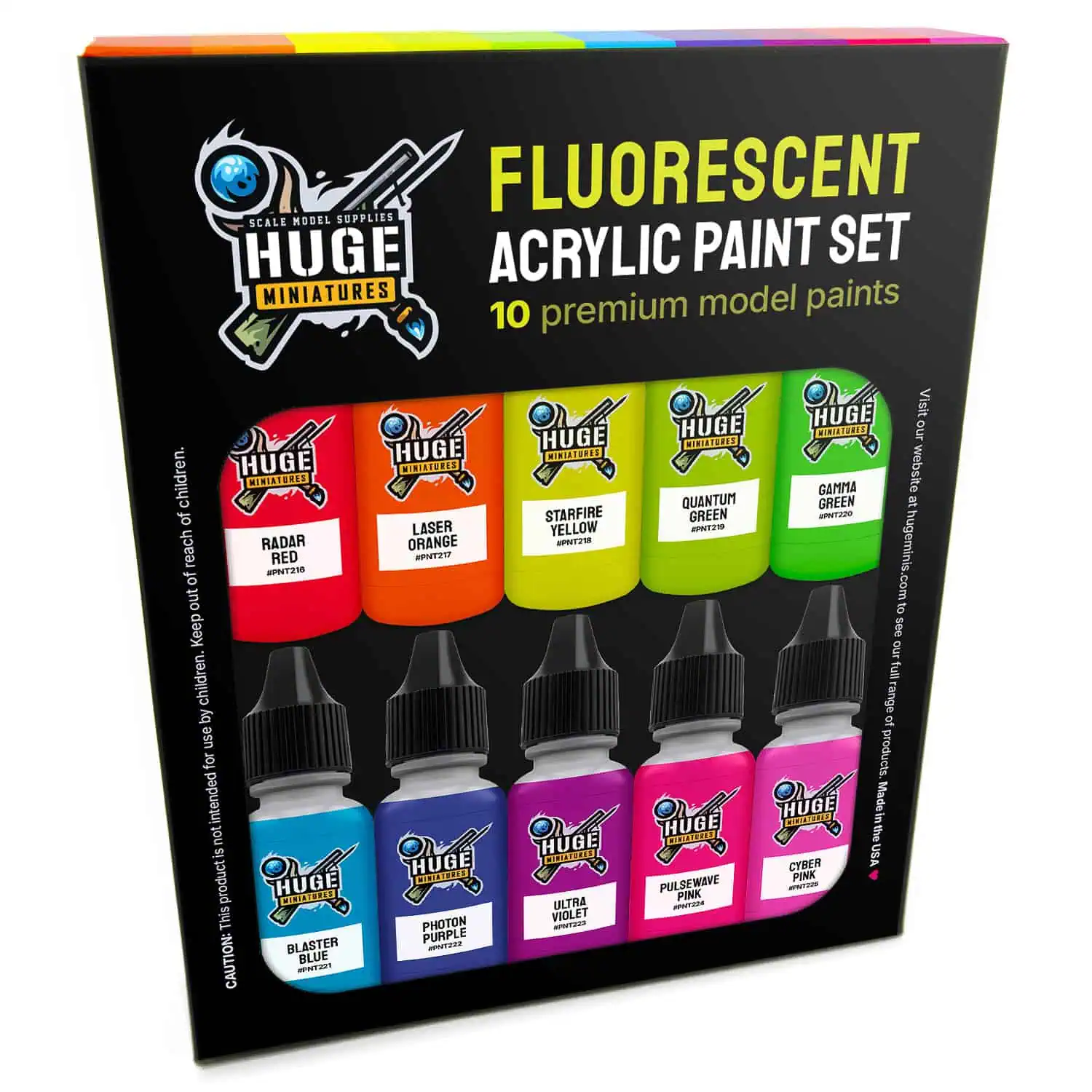 Fluorescent Paint Box