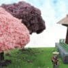 Plum Wine Foam Flock - Image 3