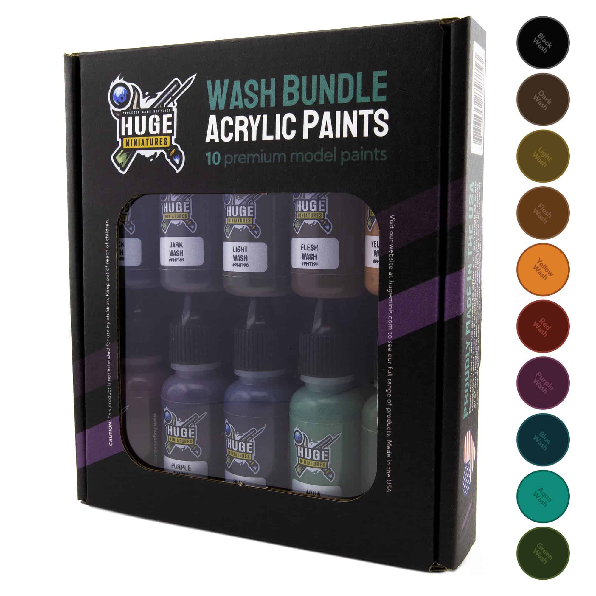 Wash Bundle Acrylic Paint Set